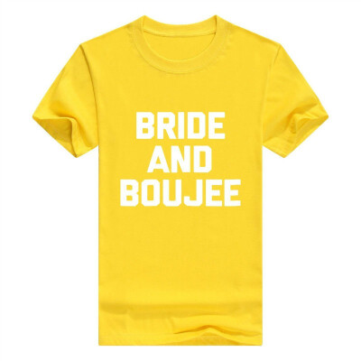 

Bride & Boujee Men T-Shirt Funny Saying Wedding Bride-to-be tee