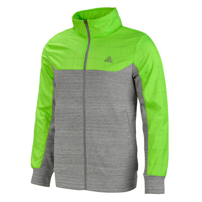 

PEAK Mens Sportswear Casual Fashion Stand Collar Coat Comfortable Knit Singles F663317 Knight Green M Code