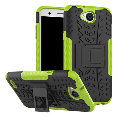 

Fivice LG X Power 2K10 powerLV7 Case TPU anti-fall tire pattern back clip bracket phone case