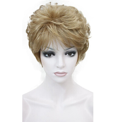 

StrongBeauty Short Layered Dark AuburnThick Full Synthetic Wig Womens Wigs COLOUR CHOICES