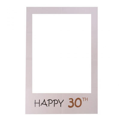 

161830405060th 21st Frame Photo Booth Props Happy Birthday Paper Party
