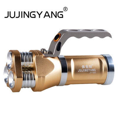 

JUJINGYANG JY-530LED30W waterproof charging outdoor fishing white blue dual light source flashlight outdoor lighting