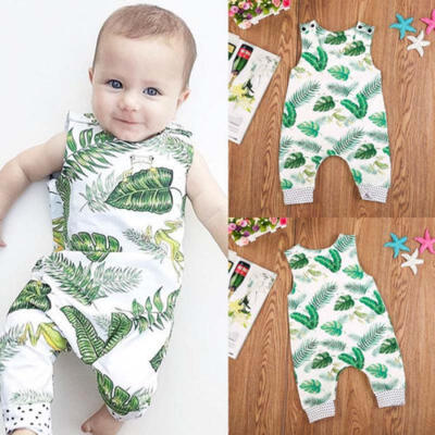 

USA Infant Baby Boy Girl Frog Long Pants Romper Bodysuit Jumpsuit Outfit Clothes
