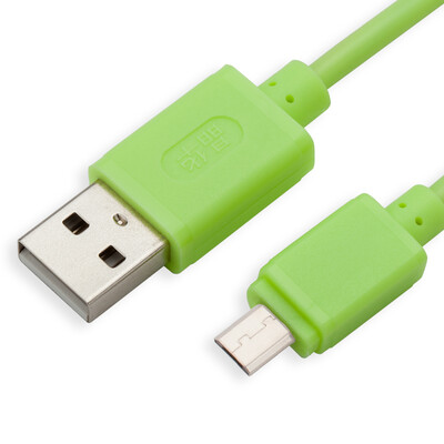 

Jinghua JH 0334 Andrews mobile phone data cable flat panel data cable charger mobile power line for Huawei Samsung millet Meizu 1 m light green