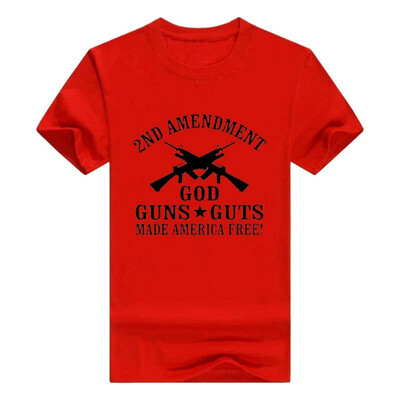 

2nd Amendment-God Guns Guts Patriotic T Shirt