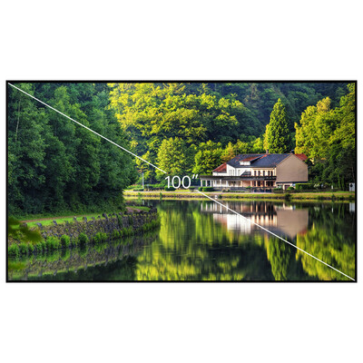 

Ai Luo Wei inovel 100-inch anti-ambient light polymer nano optical screen laser projection TV ultra-short focus dedicated screen