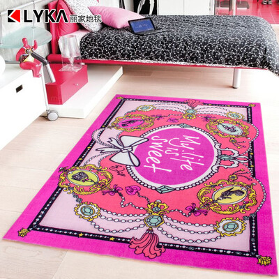 

Li home cartoon comfortable&durable living room bedroom non-slip carpet 3D blanket fans 120 170cm