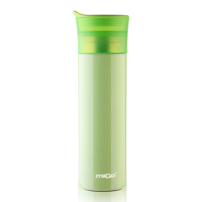 

【Jingdong Supermarket】 MIGO stainless steel insulation cup 0.4L vacuum portable cover fashion creative storage cup