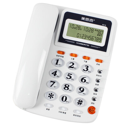 

МСО МСО 8018 Caller ID телефона / без батареи / молнии / домашний офис стационарный (белый)