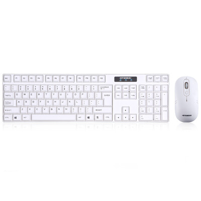 

Hyundai HYUNDAI HY-NK3500W retro white thin digital wireless mouse&keyboard set