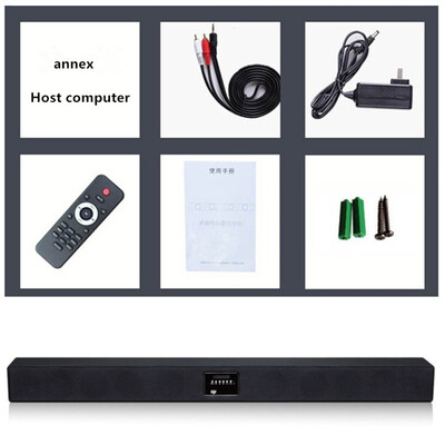 

Home 51 Echo Wall Multimedia Bluetooth Audio Living Room Wall Mount Computer TV Speaker Audio Cable U Disk Input MP3 Subwoofer