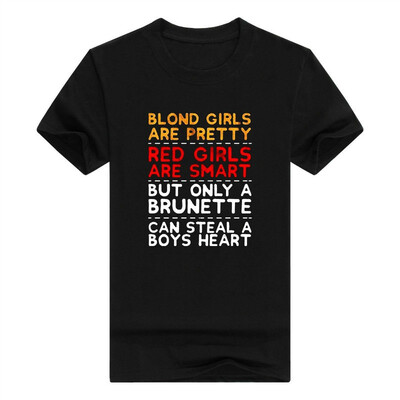 

Brunettes Can Steal A Boys Heart Funny Brunette Shirt