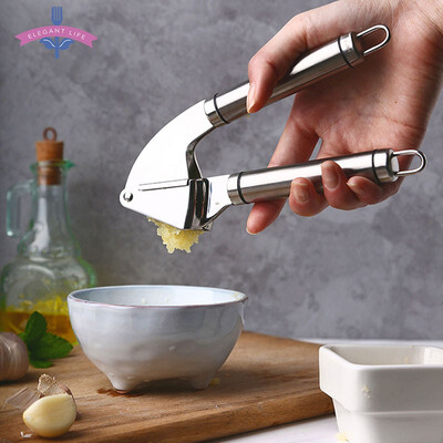 

Garlic Press Grater Stainless Steel Kitchen Squeeze Tool Crusher Garlic Presses Fruit & Vegetable Tool Kitchen Gadgets Tool Cook