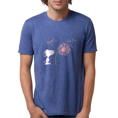 

CafePress - Snoopy - Dandelion - Mens Tri-blend T-Shirt
