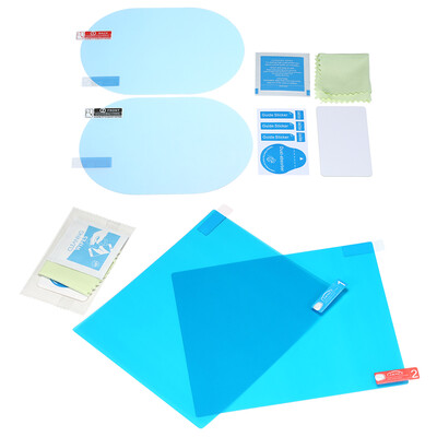 

Car Rear View Mirror Film Side Window Protective Film HD Anti-Fog Anti-Glare Anti-Scratch Rainproof Waterproof 2 PCs for Rear View