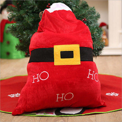 

LARGE SANTA SACK CHRISTMAS GIFT PRESENT RED XMAS BAG TOY STOCKING DECORATION