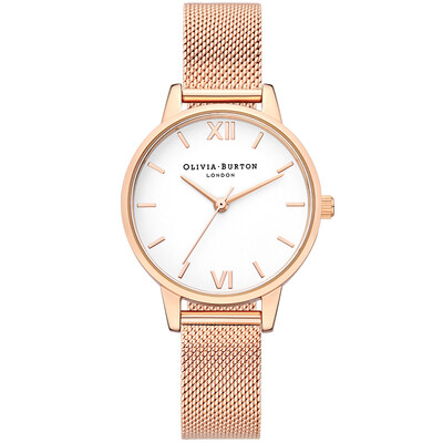 

Olivia Burton watch OB fashion simple wind girl watch UK imported retro belt quartz watch female watch OB16MDW01