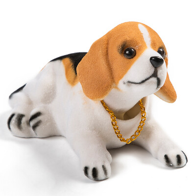 

40000 km car decoration car shaking head dog cartoon creative car interior jewelry doll dog doll Beagle SWY6001