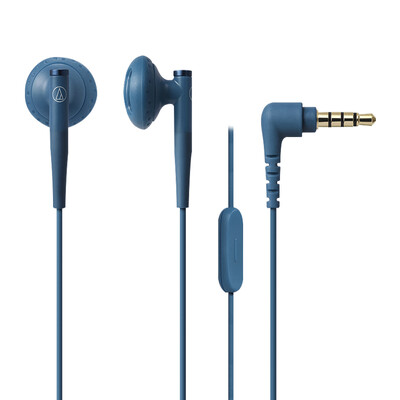

Iron triangle C200iS vocal earphones blue mobile phone headset music headphones