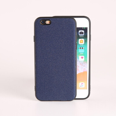 

mobile phone case for iPhone X Xs Max covered frosted reflective PU leather soft TPU silicone case for iPhone 6 6S