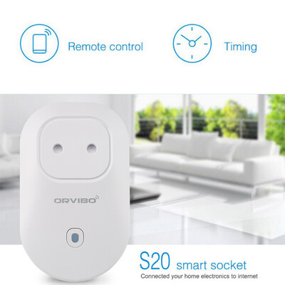 

Wifi Cell Phone Wireless Remote Control Switch Timer Smart Power Socket Pearl white UK