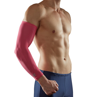

LP Sport Arm Extended Basketball Riding Elbow Full Arm Sleeve SL51 White L