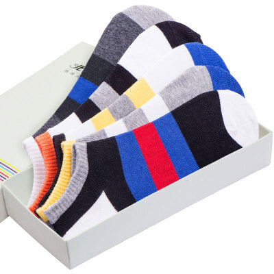 

[Jingdong supermarket] Arctic cashmere socks male socks anti-off sports boat socks men socks men's cotton socks 5 pairs of mixed gift box boxed stealth socks men's socks and socks