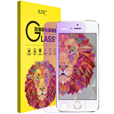 

ЕСК iphone 5S / 5C / 5 / SE стал мембрана Apple, 5S / 5C / 5 / SE Анти 0.15mm стеклянную пленку Blu-Ray доказательства защитной пленки телефон JM122