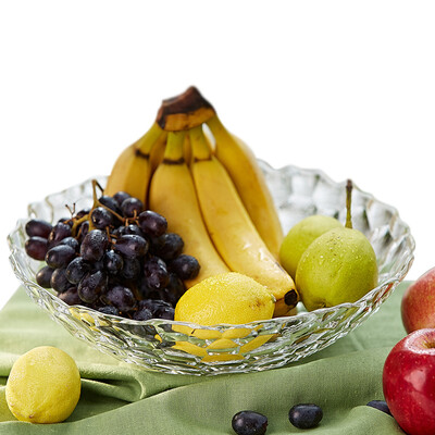 

【Jingdong Supermarket】 Italian Delita Dream Series Glass Fruit Tray Fruit 30cm * 8cm SQ6001-2
