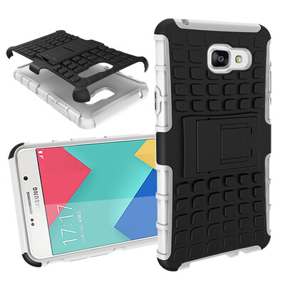 

Fivice Samsung A510A5 2016 Case TPU anti-fall tire pattern back clip bracket phone case