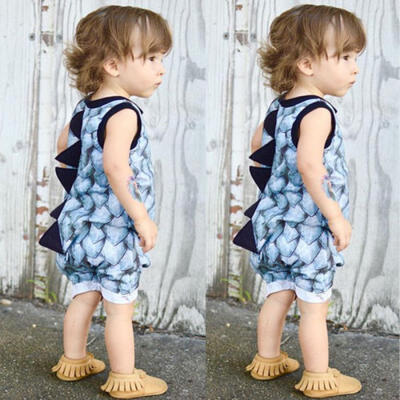

Newborn Infant Baby Boy Girl Outfit Clothes Romper Jumpsuit Bodysuit Dinosaur AU