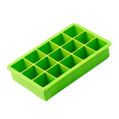 

UpperX DIY Creative Big Ice Square Mold Square Shape Silicone Ice Tray Fruit Ice Square Maker Bar Kitchen Accessories