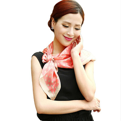 

(MSEK) WSJ141710 дамский шарф шелковый атлас квадратный щедрый шарф шелковый шелковый шарф платок 2 розовый