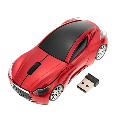 

New 24GHz 3D 1000DPI Optical USB Racing Car Shaped Wireless Mouse for PC
