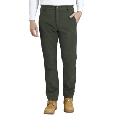 

CAMEL CROWN Mens Softshell Fleece Pants for Outdoor Hunting Hiking Skiing Waterproof Windproof Trousers