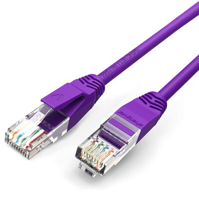 

Wins (shengwei) LC-2010F ultra-five cable 1 meter high-speed 100 megahertz network cable computer router color network cable broadband products purple network cable