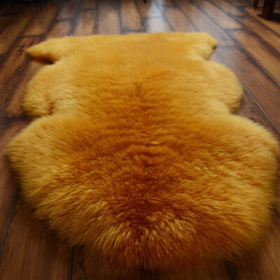 

Genuine Sheepskin Rug Real Sheepskin Blanket IvoryWhite Natural Fur Single Pelt2ft x 3ft