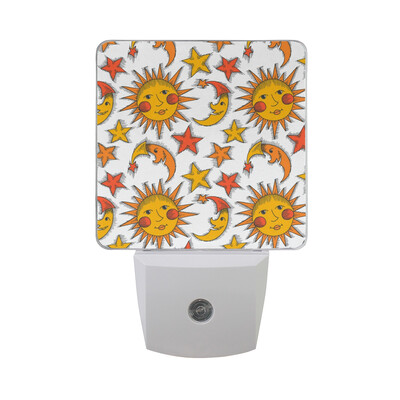 

ALAZA LED Night Light With Smart Dusk To Dawn SensorEngrave Isolated Bear Plug In Night Light