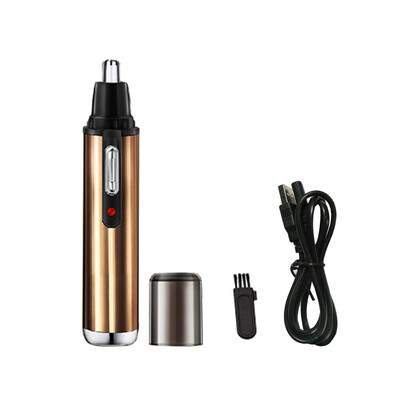

USB Rechargeable Safe Electric Adult Shaving Nose&Ear Hair Removal Tool Vibrissae Trimmer Mute Handy Cleaner Rhinothrix Cuttin