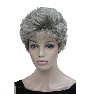

Short Fluffy Natural Wave Blonde Full Synthetic Wigs Womens Hair Wig 6 colors for choose