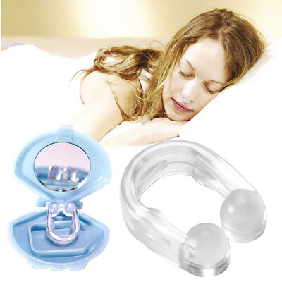 

Silicone Mini anti snoring device sleep Aids health Magnetic snore stopper Nose Clip Stop Snoring High quality sleep tool