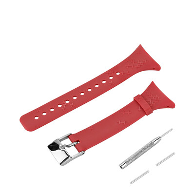 

Outdoor Waterproof Rubber Watch Band Mens Watch-strap Steel Buckle with Screwdriver for SUUNTO M Serise M1M2M4M5
