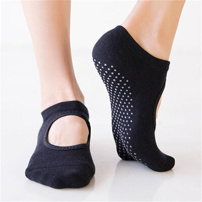 

Women AntiSkid Comfortable Wear-resisting Combed Cotton Solid Yoga Ballet Socks