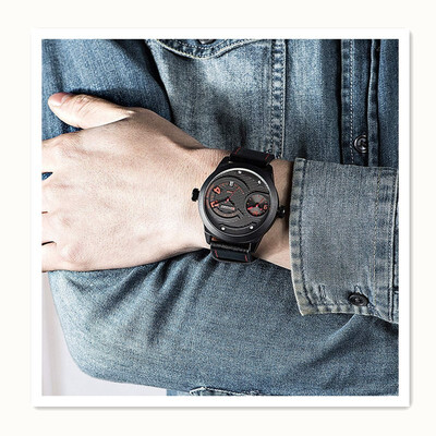 

Mens Watch Silicone Military Quartz Black Rose Gold Watch Luminous New watch fashion