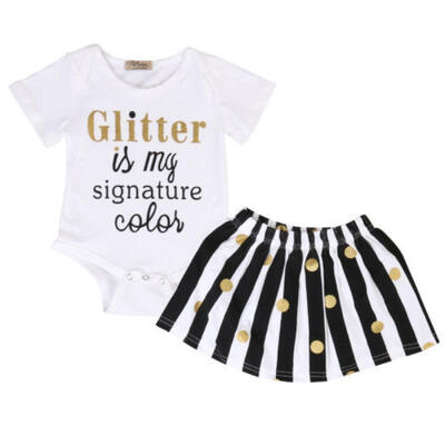 

Newborn Baby Girls Romper Skirt Dress Jumpsuit Clothes 2pcs Outfits Set