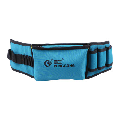 

PENGGONG Multi-functional Waist Tool Bag Pockets Pouch Organizer Oxford Canvas Chisel Repairing Tool Pockets with Belt Wearable