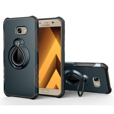 

Fivice Samsung Galaxy A5 2017 Case TPU Water Drop Ring Stand Car Power Magnetic Drop-proof Phone Case