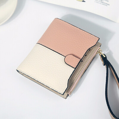 

Zipper Mini Purse female short 2018 new Korean version mini student lovely&fashionable zero wallet