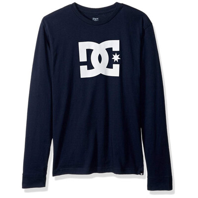 

DC Mens Star Long Sleeve Logo Tee Shirt