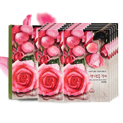 

Natural Republic Nature Republic Essence Natural Rose Mask 23ml 10 pieces